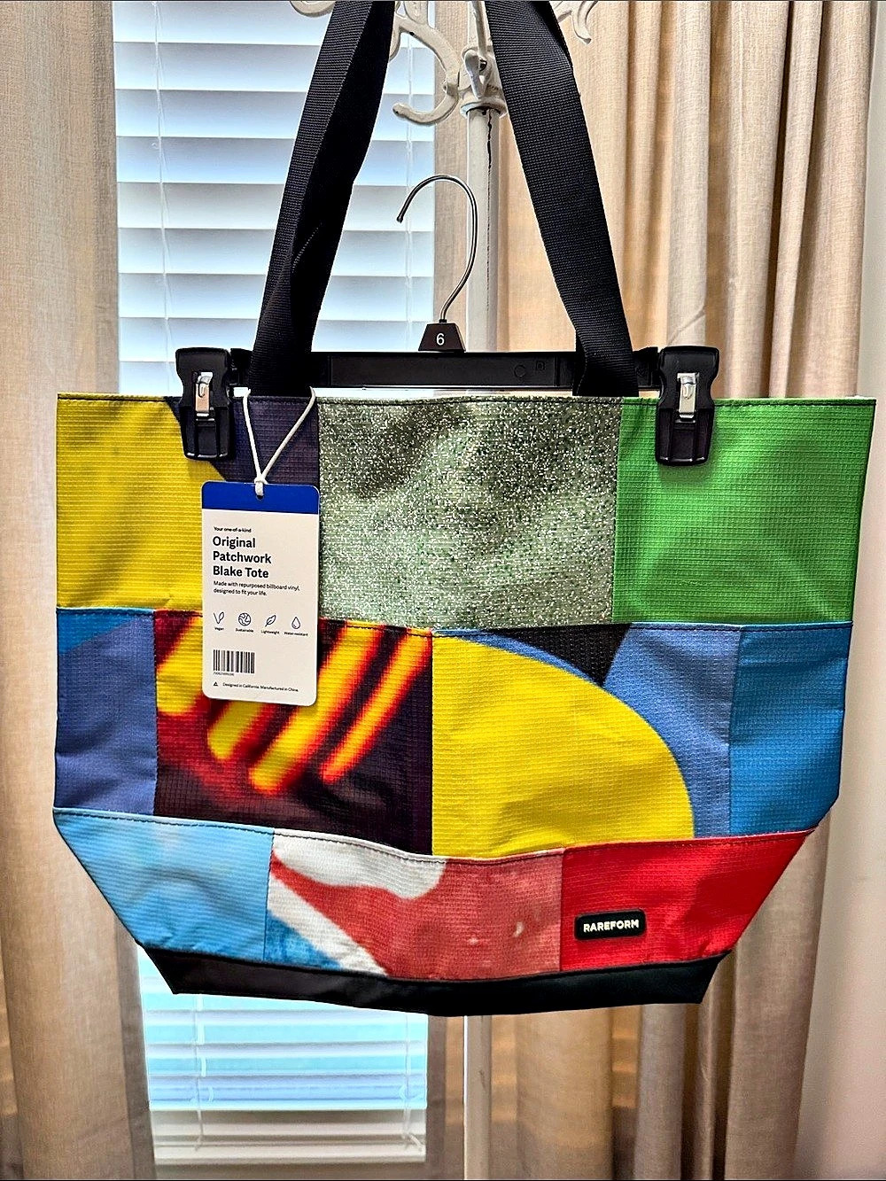 Rareform Original Patchwork Blake Tote Patchwork Tote in Multi NWT